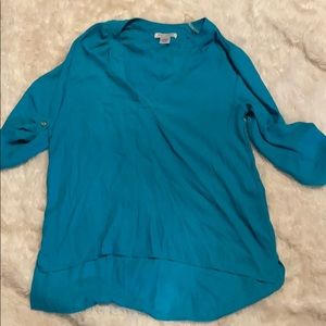 Teal tunic shirt